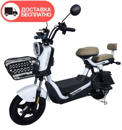 Велосипед с электромотором SPARK SPARK CORE 14" 60V/1000W/25Ah белый