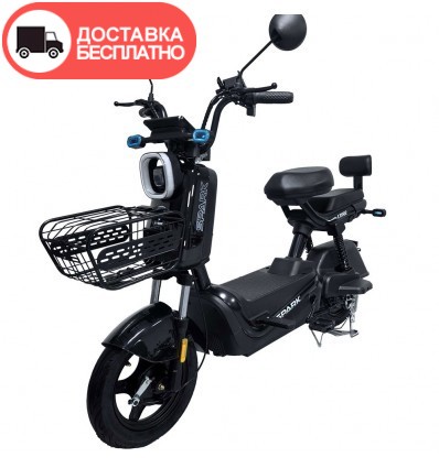 Велосипед с электромотором SPARK CORE 14" 60V/1000W/25Ah черный