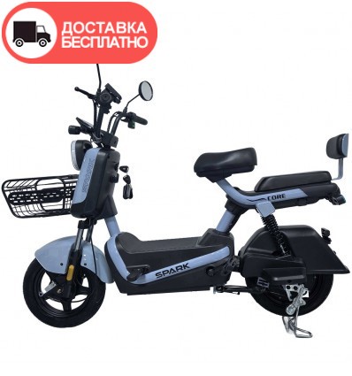 Велосипед с электромотором SPARK CORE 14" 60V/1000W/25Ah синий
