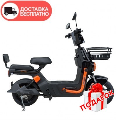 Велосипед с электромотором SPARK GLIDE 14" 60V/500W/20Ah Чёрный