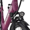 Велосипед с электромотором SPARK E-CITY EASY WAY 18" 48V/500W/12,5Ah фиолетовый матовый - изображение 5