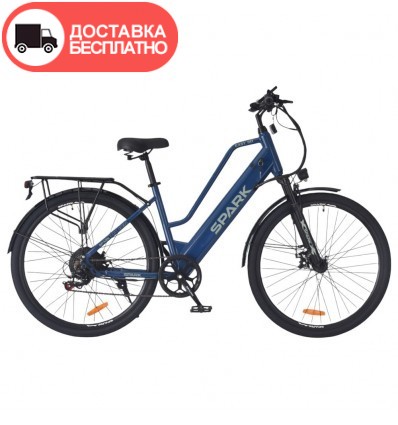 Велосипед с электромотором SPARK E-CITY EASY GO 17" 48V/500W/12,5Ah синий