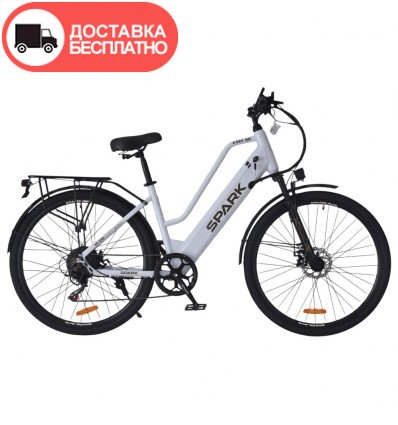 Велосипед с электромотором SPARK E-CITY EASY GO 17" 48V/500W/12,5Ah серый