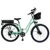 Велосипед с электромотором SPARK E-CITY LITE 17" 48V/500W/12,8Ah мятный - изображение 1