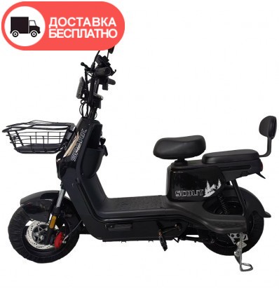 Велосипед с электромотором SPARK SCOUT 14" 60V/1000W/25Ah черный