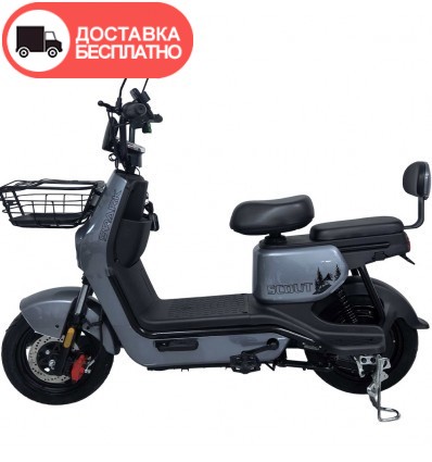 Велосипед с электромотором SPARK SCOUT 14" 60V/1000W/25Ah серый