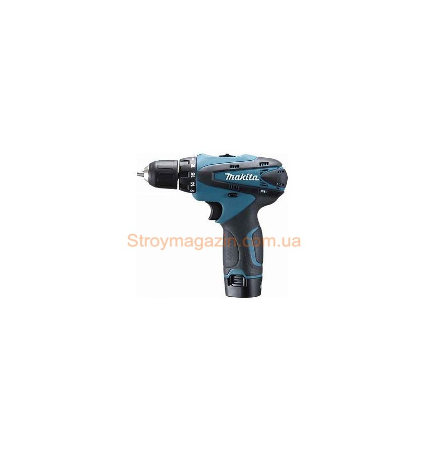 Аккумуляторная дрель-шуруповерт Makita DF330DWLE