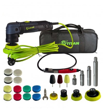 Ротационно-эксцентриковая полировальная машина TITAN PRP75 Set