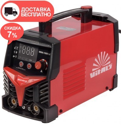 Сварочный аппарат Vitals MMA-1600 LCDk