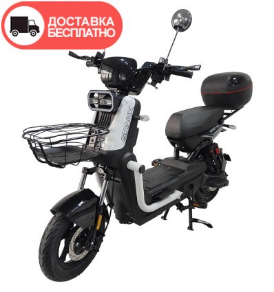 Велосипед с электромотором SPARK BOOST EVO 14" 72V/1200W/20Ah белый