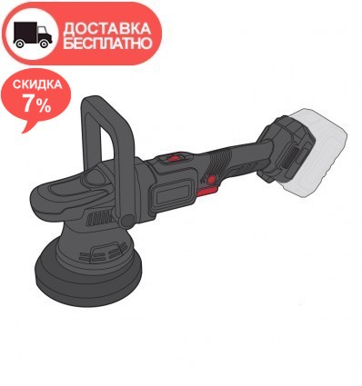 Аккумуляторная полировалная шлифмашина Vitals Master PS 18125v SmartLine+