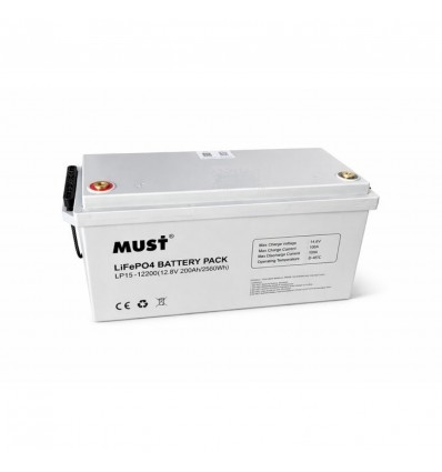 Аккумуляторная батарея MUST LP1500-12100 12V 100Ah LiFePO4