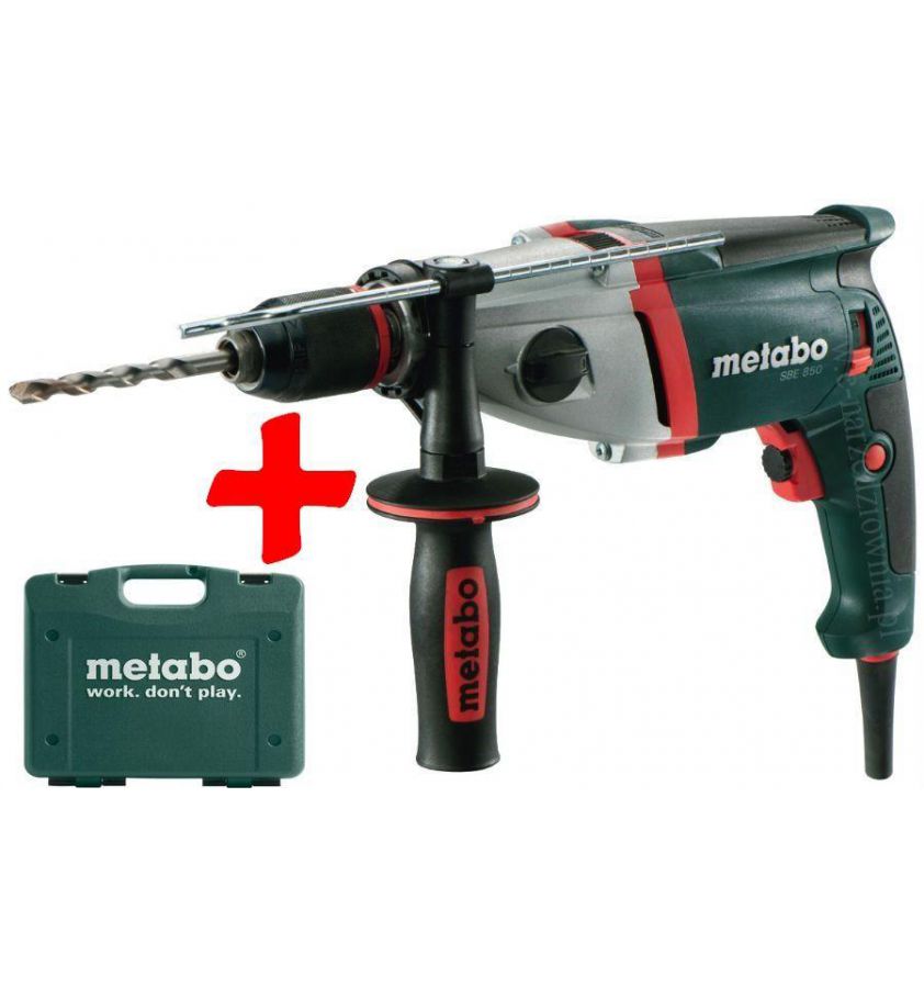 Дрель ударная Metabo SBE 850+кейс