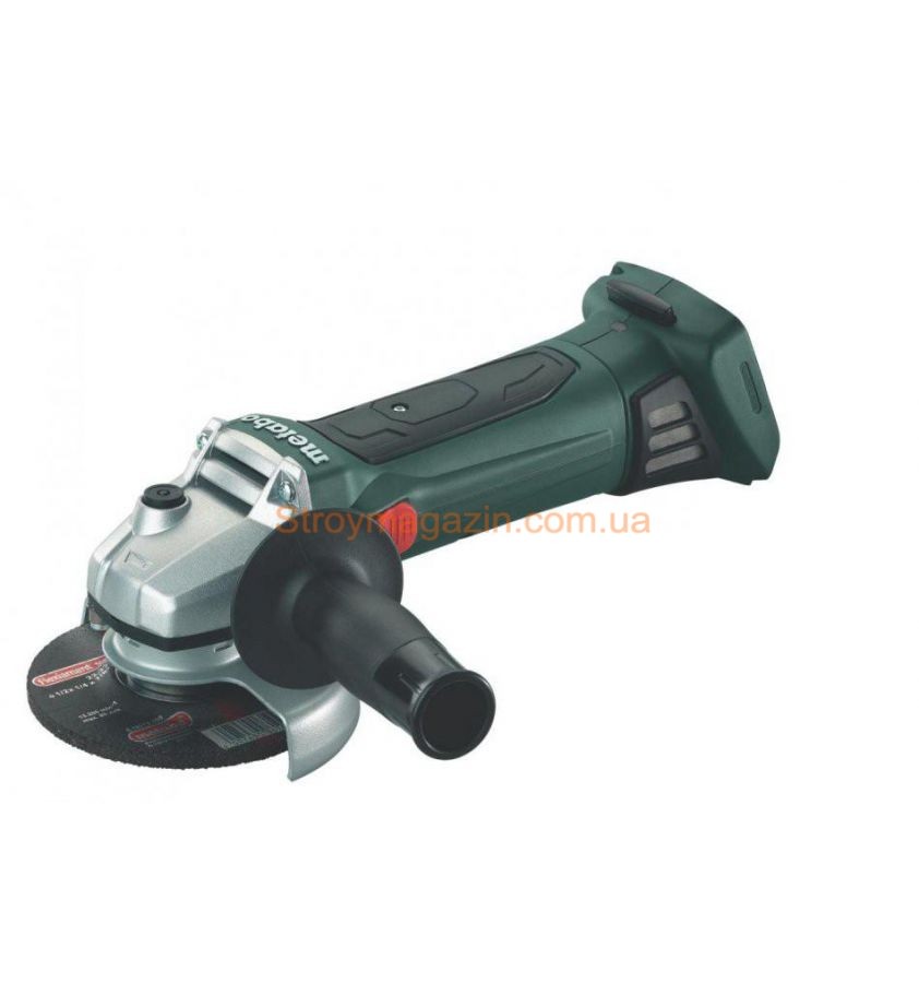 Аккумуляторная угловая шлифмашина Metabo W 18 LTX 125 (каркас)