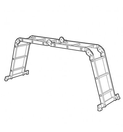 Лестница шарнирная Vitals Ml 1403y