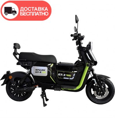 Велосипед с электромотором SPARK GT-X 16" 72V/1500W/20Ah LiFePO4 чёрный