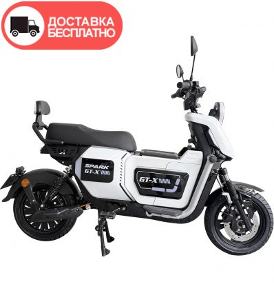 Велосипед с электромотором SPARK GT-X 16" 72V/1500W/20Ah LiFePO4 белый