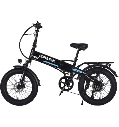 Велосипед с электромотором SPARK NST 48V/500W/17,5Ah Li-ion 20" Черный