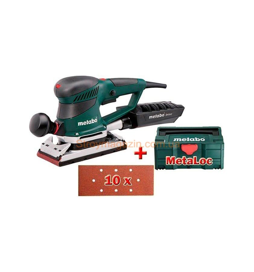 Вибрационная шлифовальная машина Metabo SRE 4350 TurboTec + MetaLoc кофр