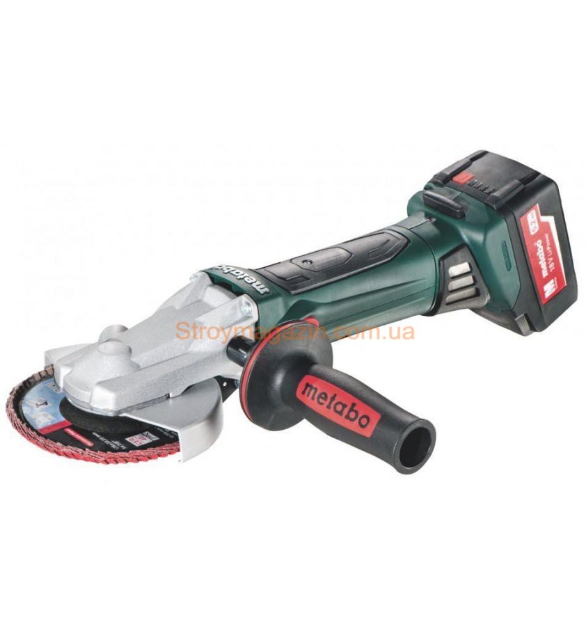 Аккумуляторная угловая шлифмашина Metabo WF 18 LTX 125 (2 x Li-Power Extreme 5,2 Ач. пластиковый кейс)