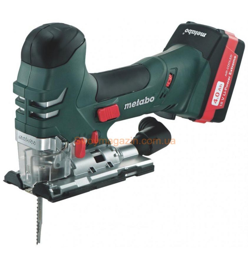 Лобзик аккумуляторный Metabo STA 18 LTX 140 (2 x Li-PowerPlus 4,0 Ач. Кейс)