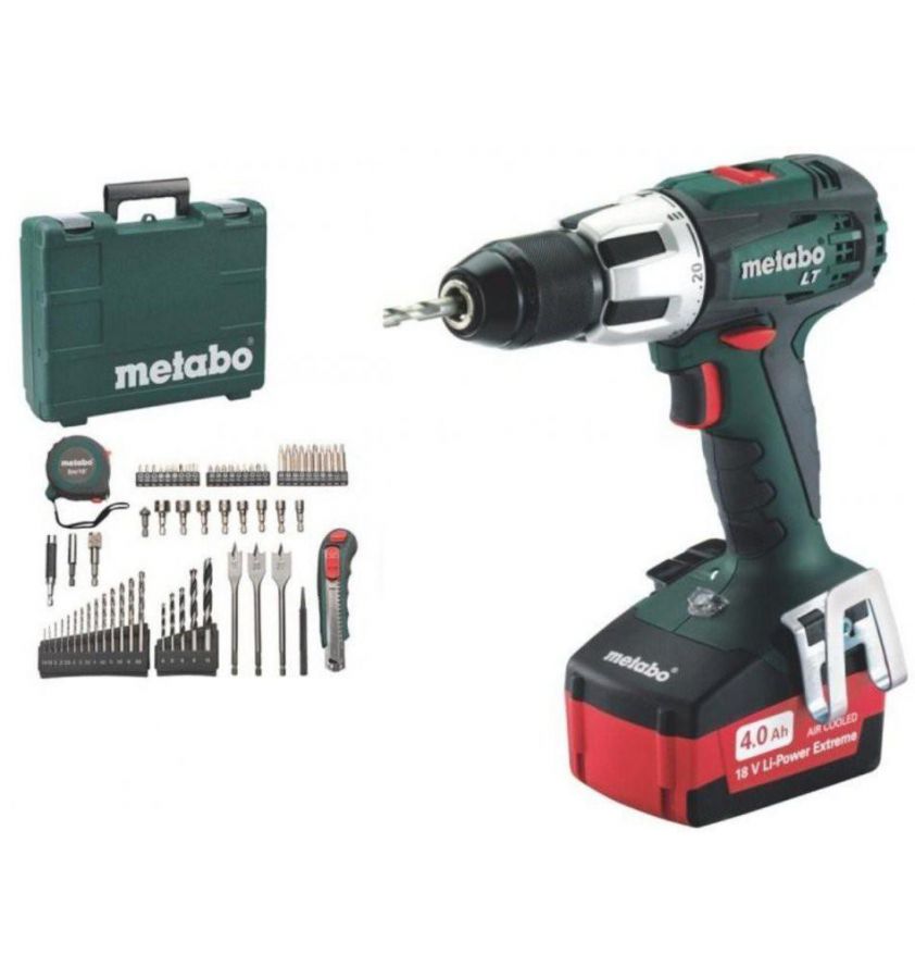 Аккумуляторная ударная дрель-шуруповерт Metabo SB 18 LT Mobile Workshop (4,0 Ач)