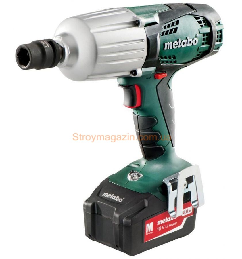 Аккумуляторный ударный гайковерт Metabo SSW 18 LTX 600 (4,0 Ач.)