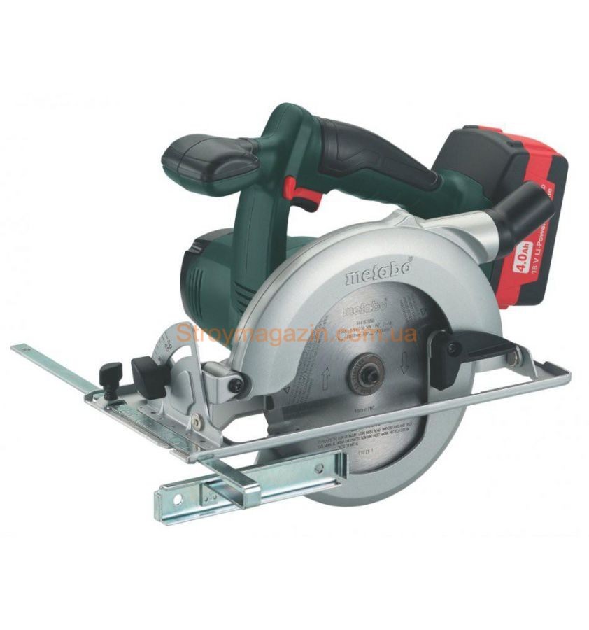 Аккумуляторная дисковая пила Metabo KSA 18 LTX (4 Ач.)