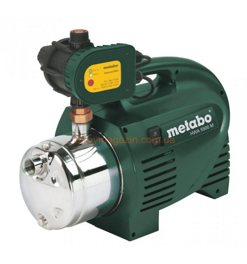 Поверхностный насос-автомат Metabo HWA 5500 M