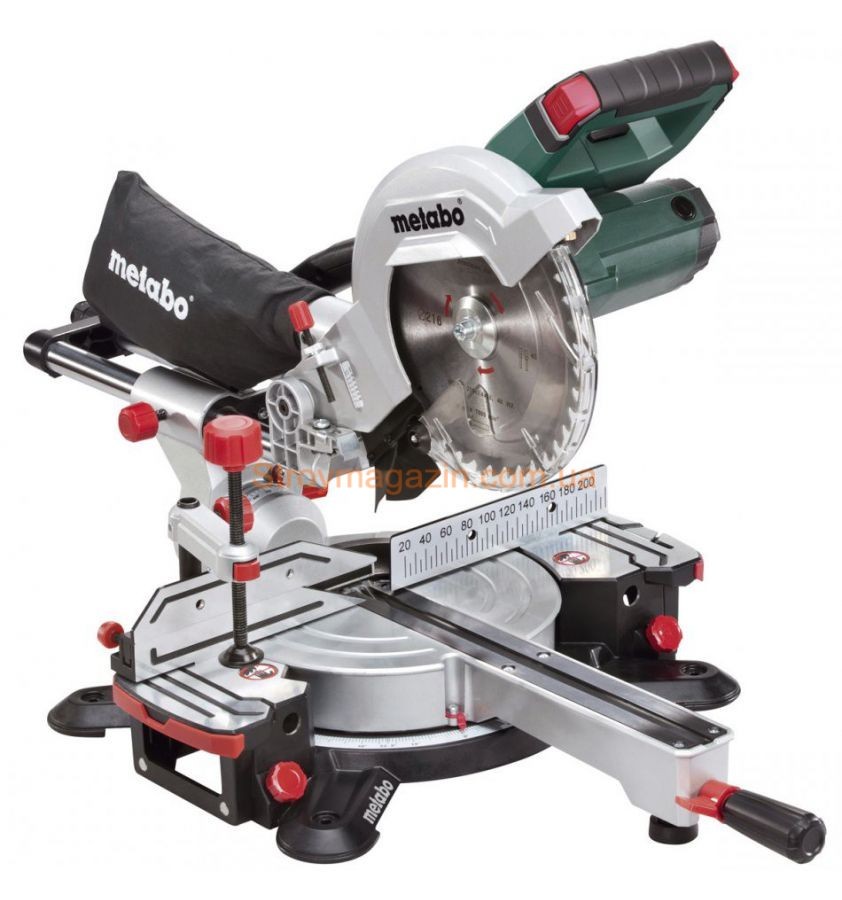 Аккумуляторная торцовочная пила с протяжкой Metabo KGS 18 LTX 216 (каркас)