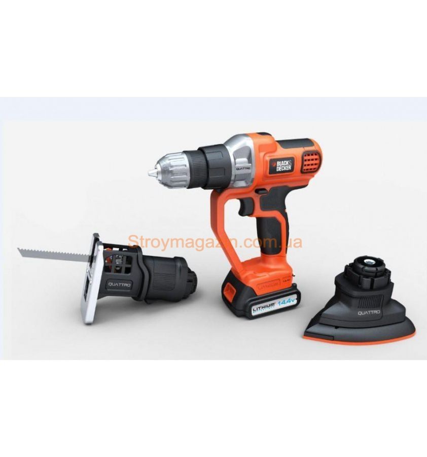 Универсальный аккумуляторный инструмент Black and Decker MFL143KB