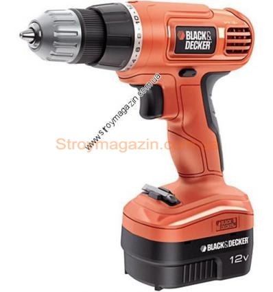 Аккумуляторная дрель-шуруповерт Black&Decker EPC12CA