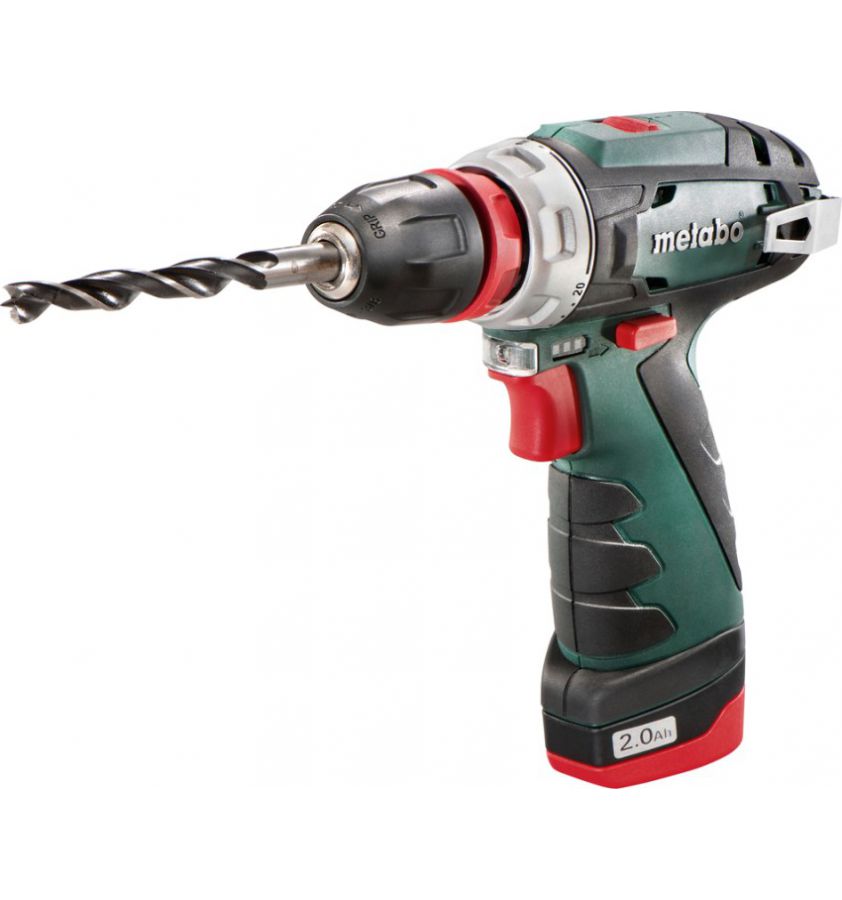 Аккумуляторная дрель-шуруповерт Metabo PowerMaxx 12 Basic 10,8 V (каркас + вставка в MetaLoc кейс)