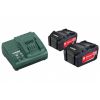 Базовый комплект аккумуляторов Metabo Basic-Set 2x4,0 Ач - изображение 1