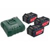 Базовый комплект аккумуляторов Metabo Basic-Set ASC Ultra 3x5,2 Ач - изображение 1