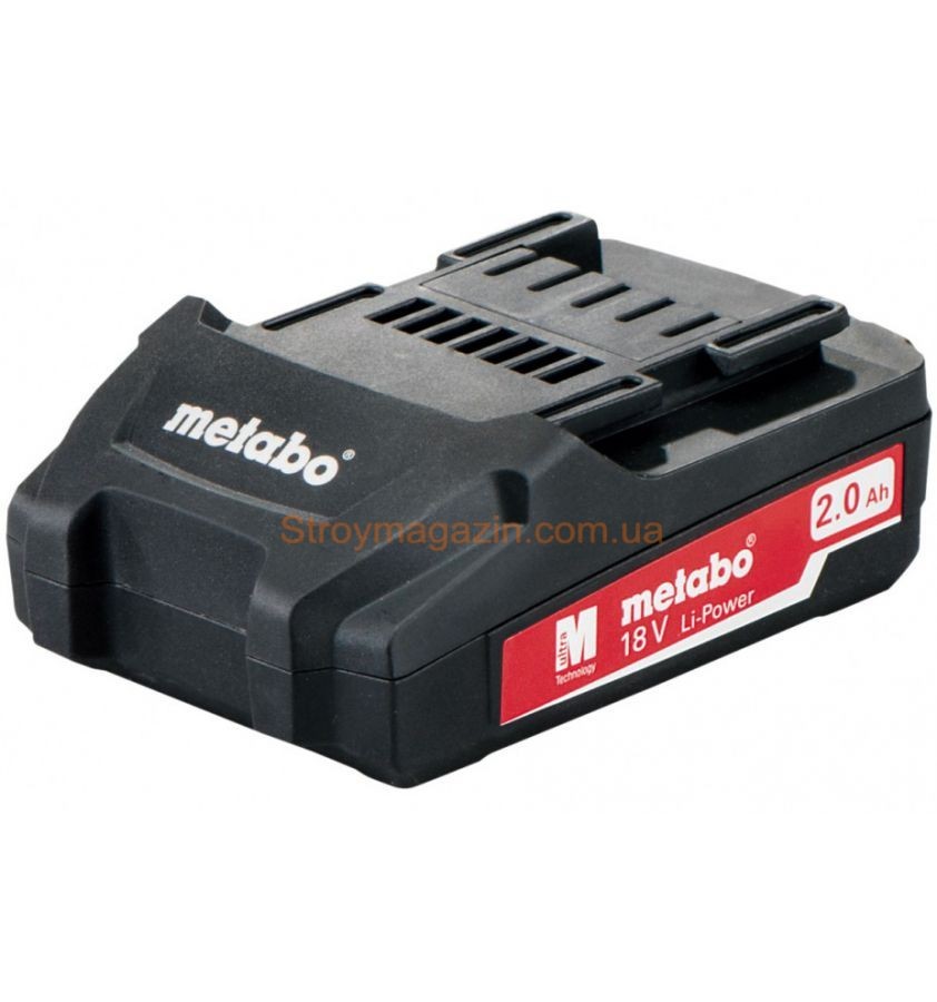 Аккумуляторный блок Metabo 18 V, 2,0 Ач, LI-POWER