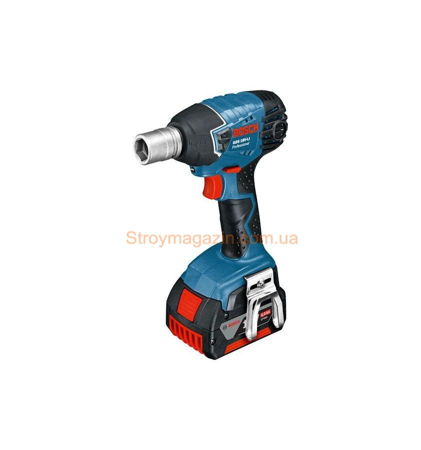 Аккумуляторный ударный гайковерт Bosch GDS 18 V-LI Professional