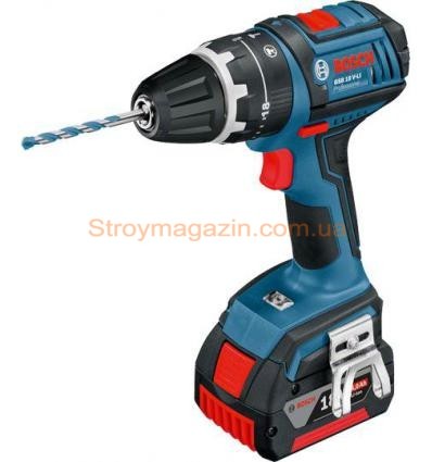 Аккумуляторная ударная дрель-шуруповёрт Bosch GSB 18 V-LI Professional